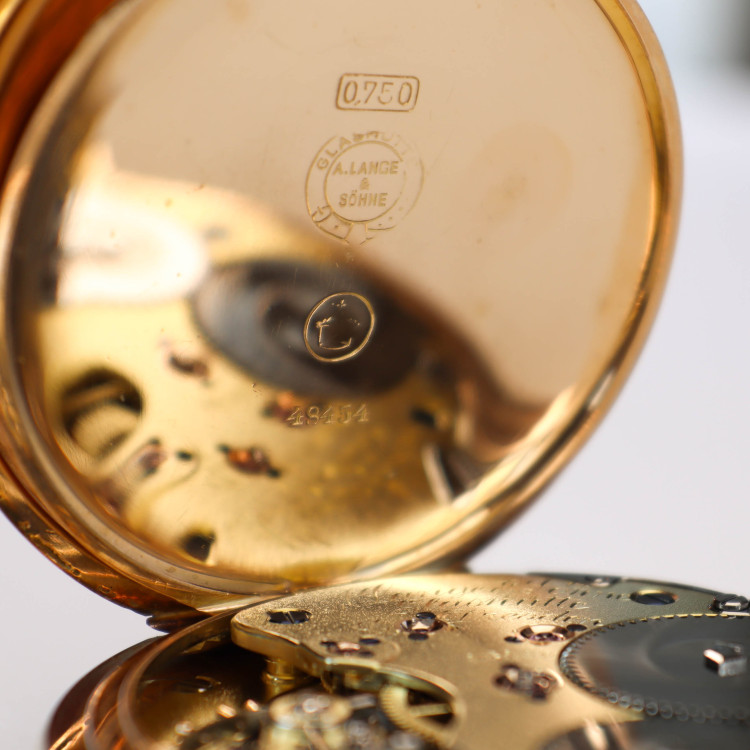 A. Lange & Söhne Lepine Taschenuhr Gelbgold - Bild 3 